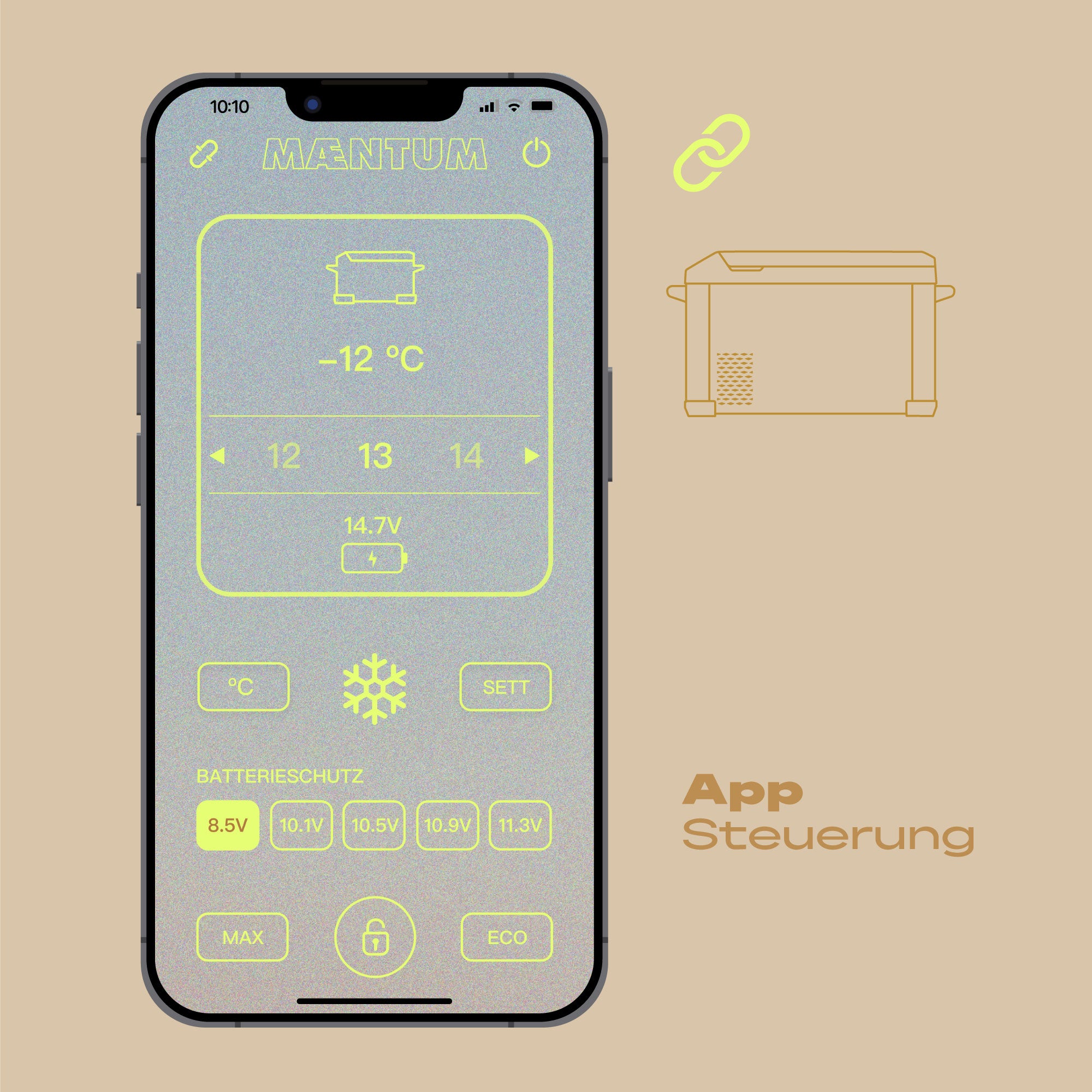 IceCubeX 40 - Kompressor-Kühlbox, 12/24/230V, 40L