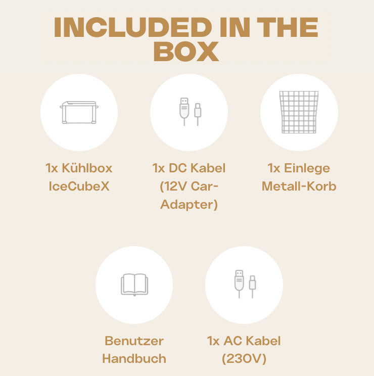 IceCubeX 40 - Kompressor-Kühlbox, 12/24/230V, 40L