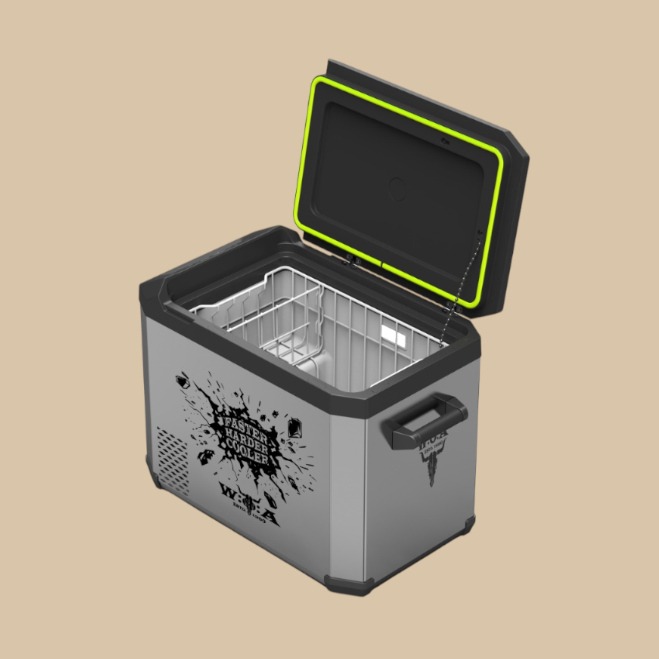 IceCubeX 40 - Kompressor-Kühlbox, Limited Wacken Edition
