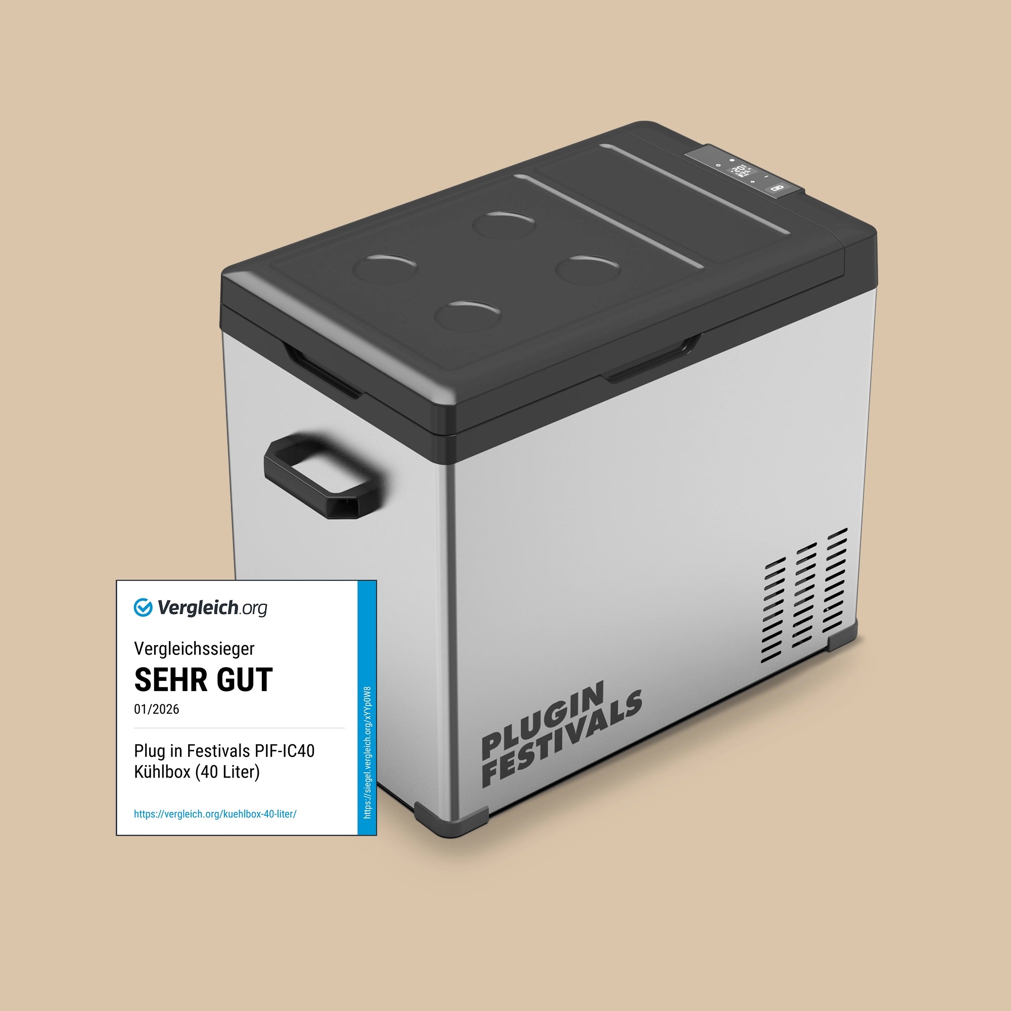 IceCube 50 Kompressor-Kühlbox, 12/24/230 V, 50L